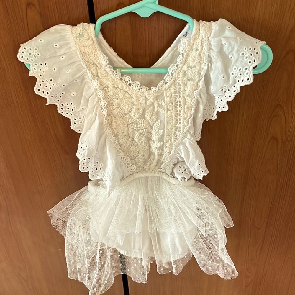 Eyelet romper